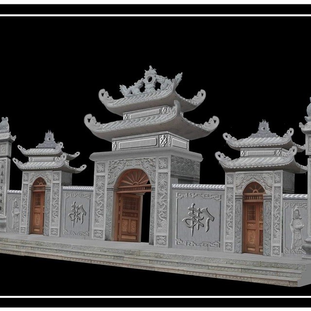 Cổng tam quan cho đền thờ