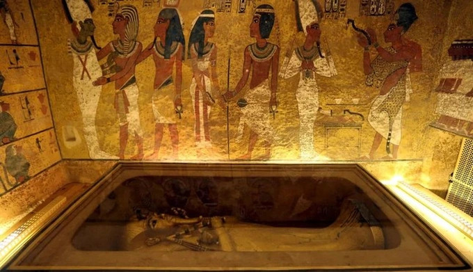 Phần mộ của vua Tutankhamun nằm bên trong lăng tẩm